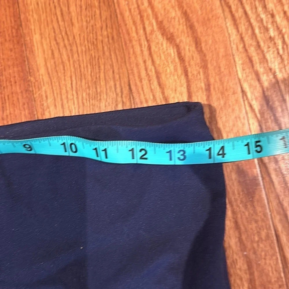 Tuff Navy skin tight  leggings Sz M - Picture 7 of 11